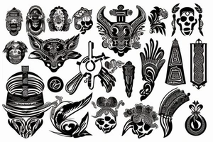 Roman style tattoo idea