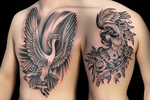 Roman double eagle tattoo idea