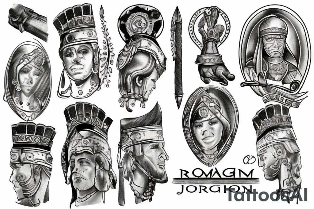 Roman legion tattoo idea