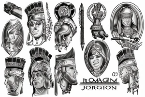 Roman legion tattoo idea