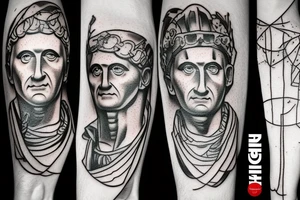 Julius caesar tattoo idea