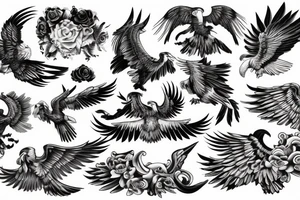 Imperial eagle tattoo idea