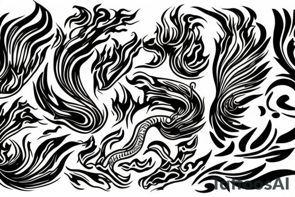 flame tattoo idea