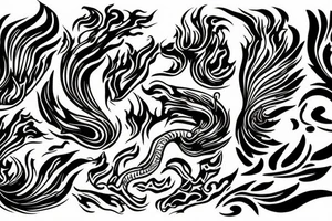 flame tattoo idea