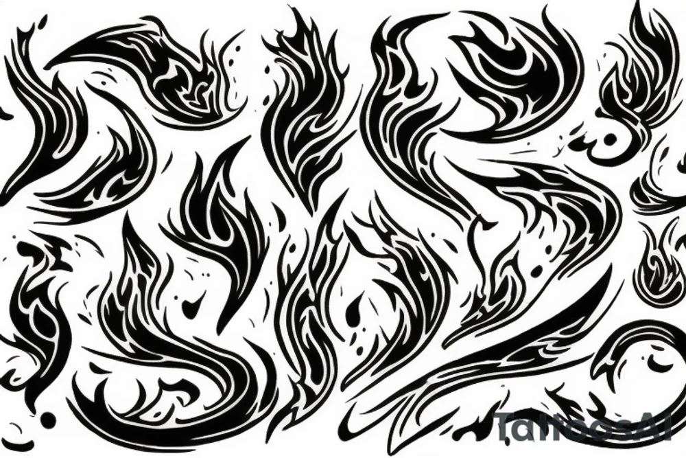 flame tattoo idea