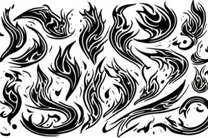 flame tattoo idea