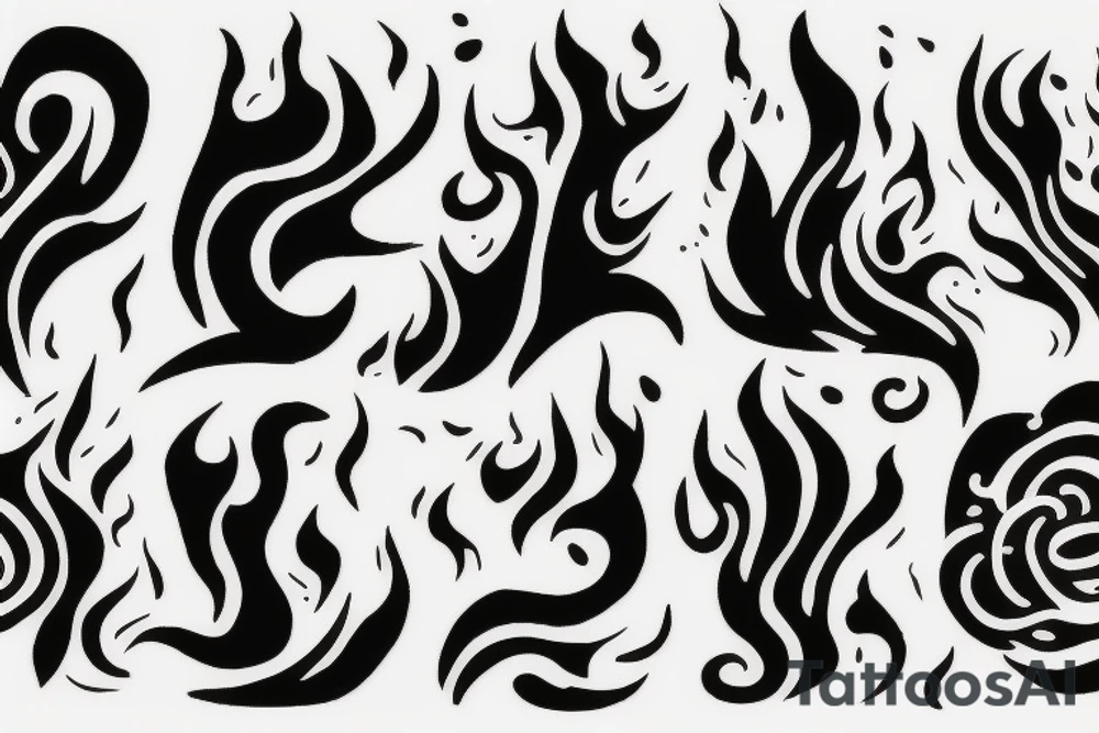 flame tattoo idea