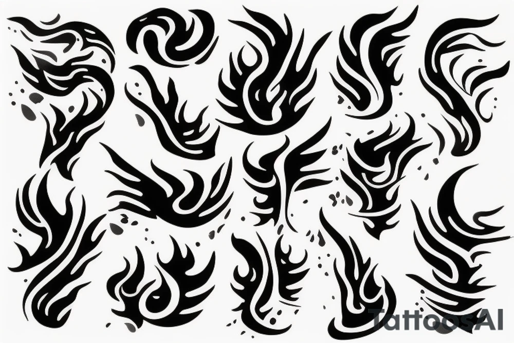 flame tattoo idea