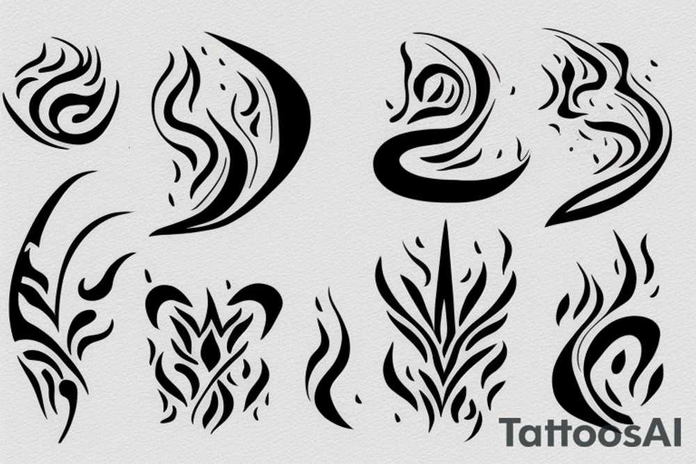 flame tattoo idea