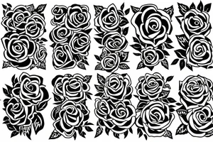 rose with thorns tattoo idea