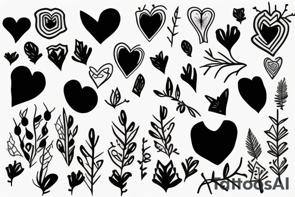 heart with thorns tattoo idea