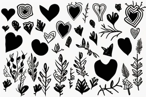 heart with thorns tattoo idea