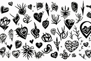 heart with thorns tattoo idea