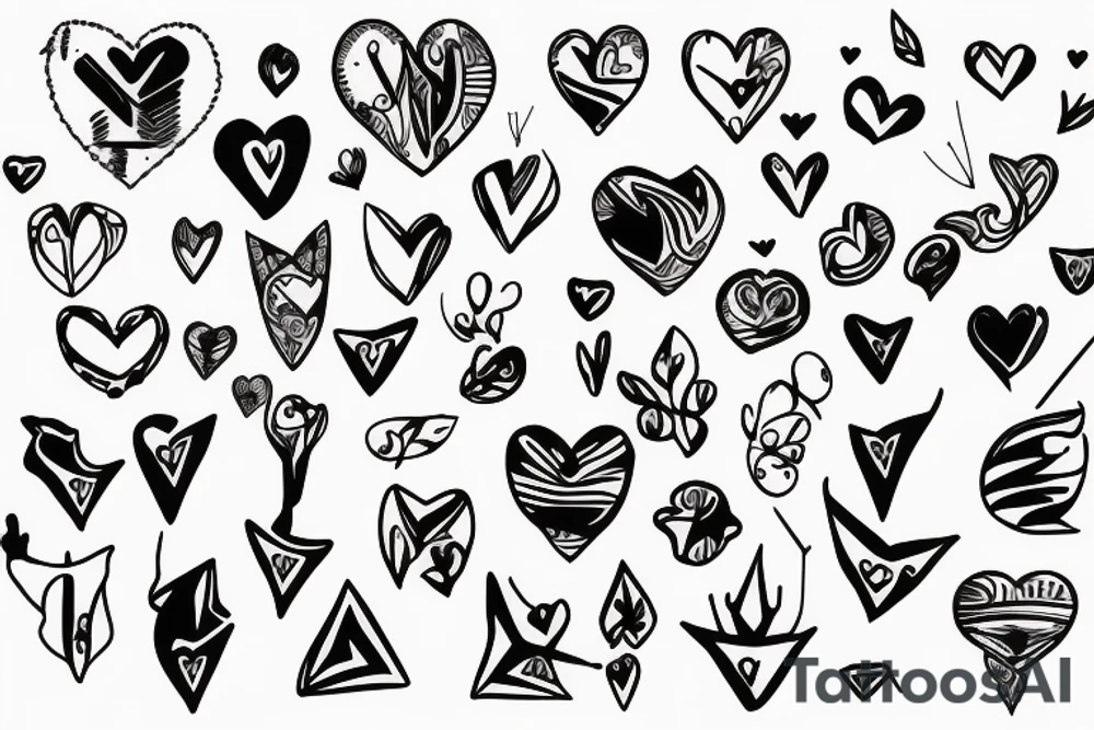 heart with thorns tattoo idea
