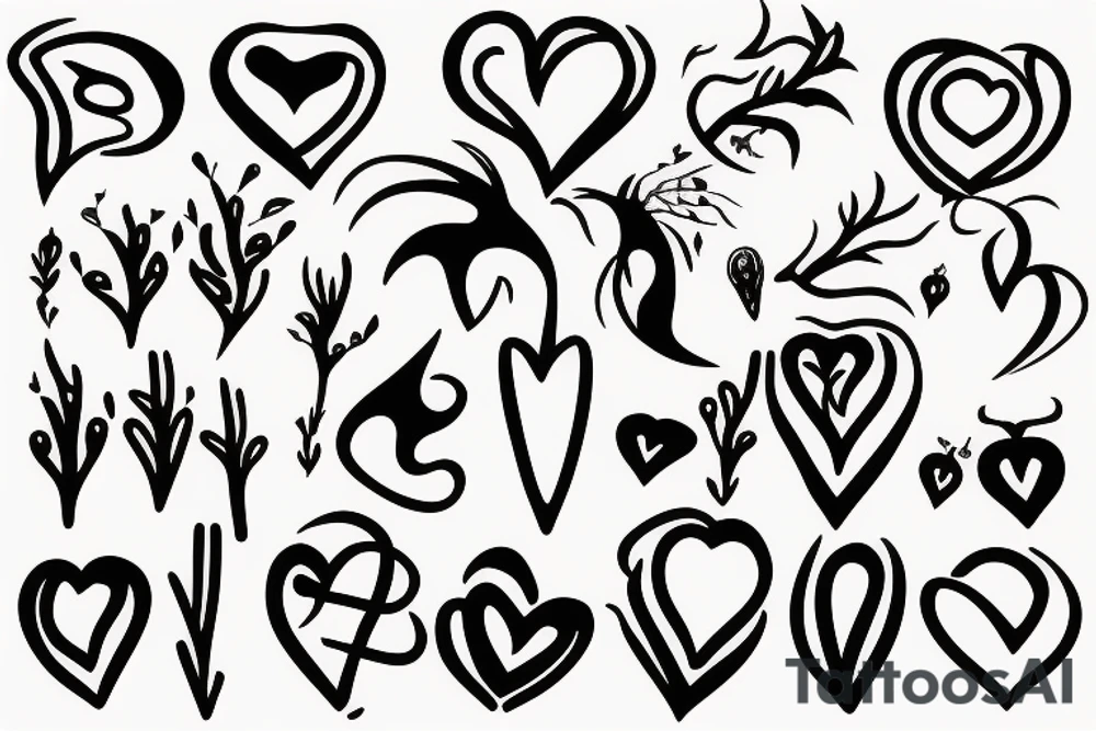 heart with thorns tattoo idea