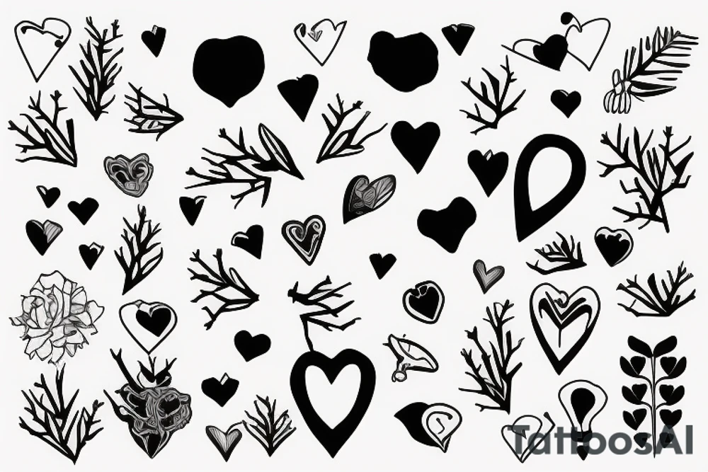 heart with thorns tattoo idea