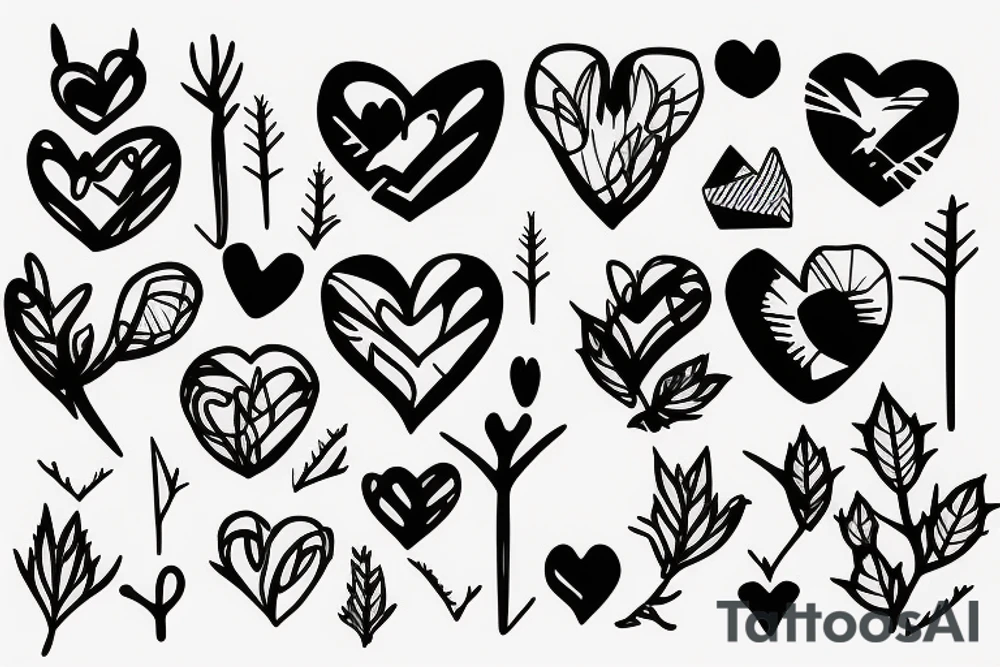 heart with thorns tattoo idea