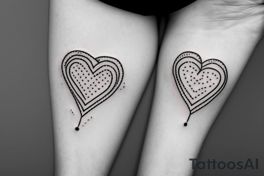 heart with thorns tattoo idea