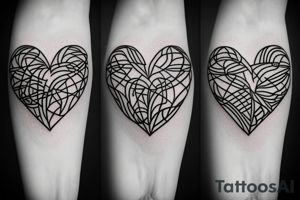 heart with thorns tattoo idea