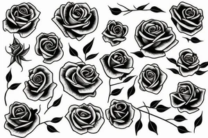 Rose with thorn tattoo idea