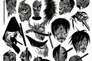 samourai tattoo idea