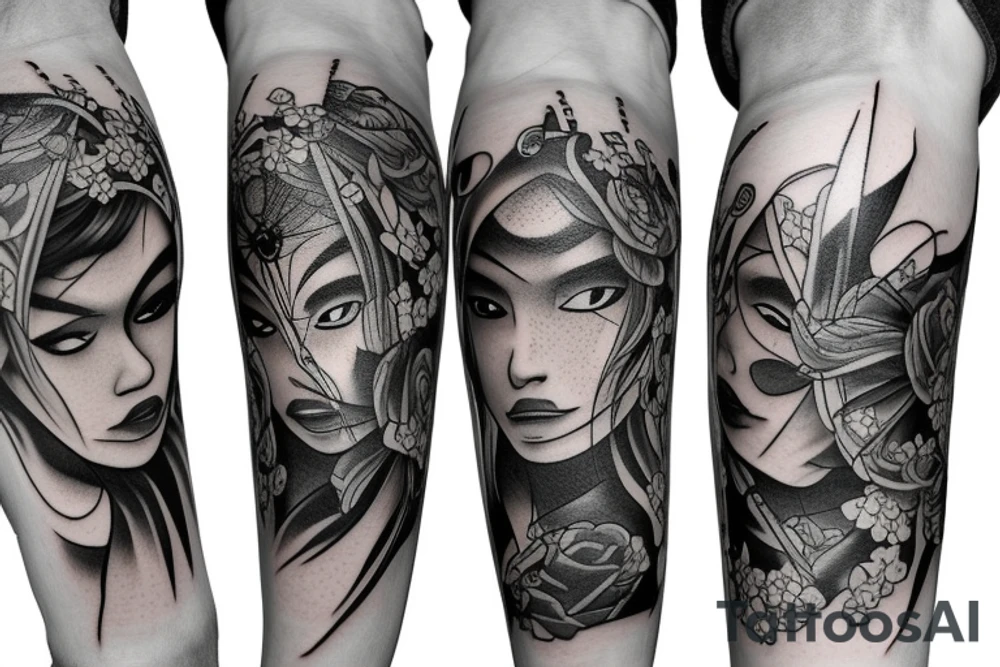 samourai tattoo idea