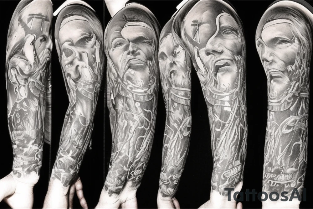 jesus christ tattoo idea