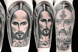 jesus christ tattoo idea