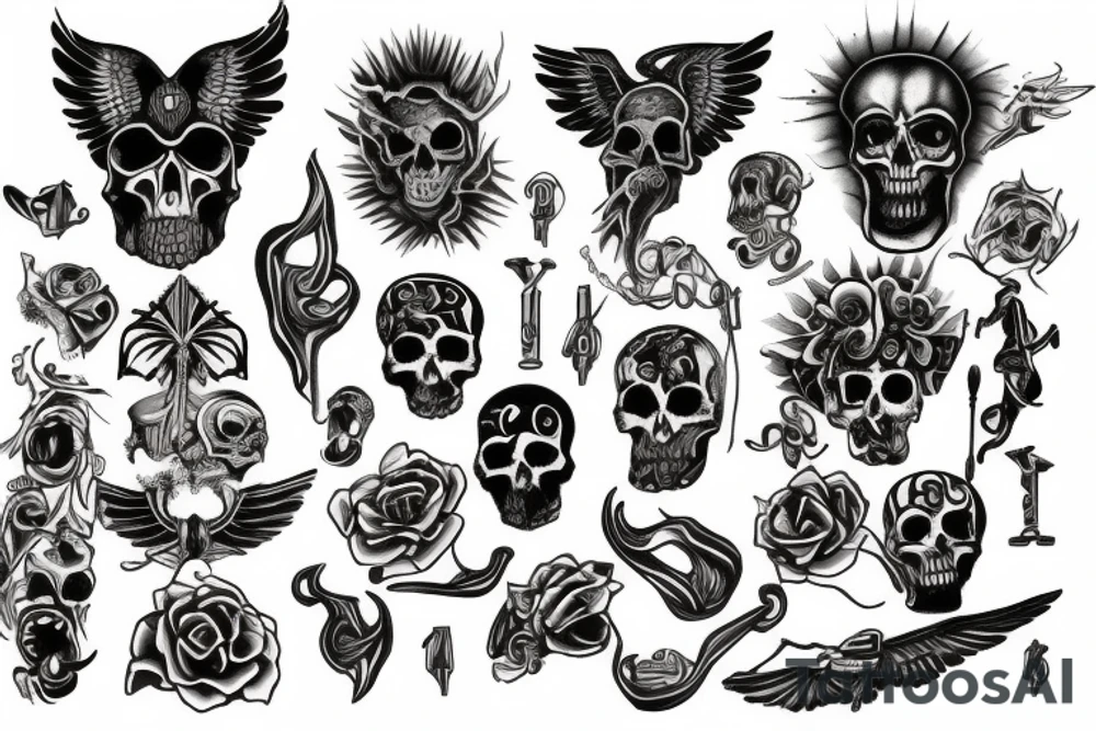 Thanatos tattoo idea