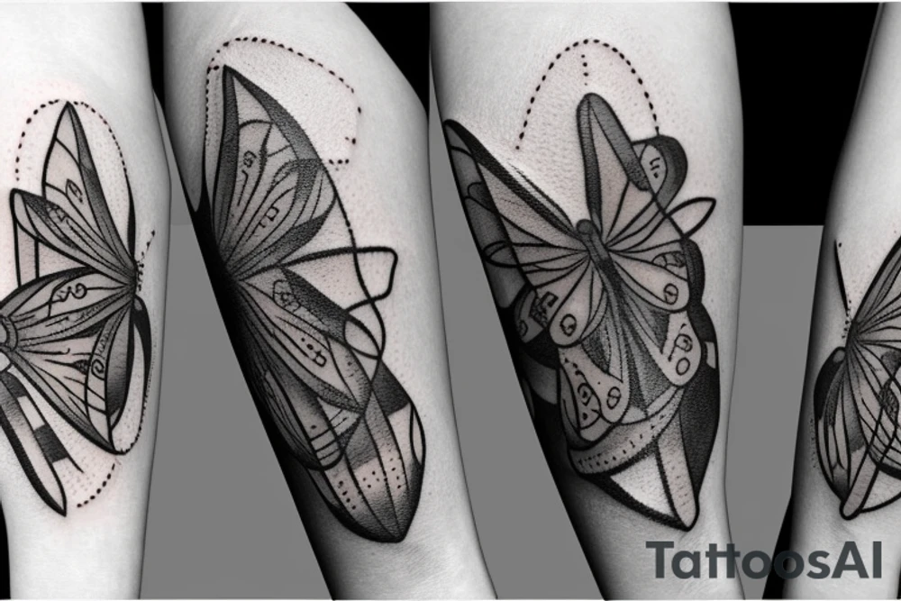 Moth tattoo idea