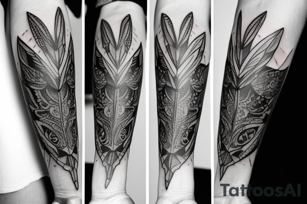 Moth tattoo idea