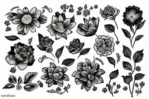 Flower tattoo idea