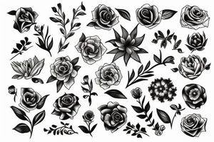 Flower tattoo idea