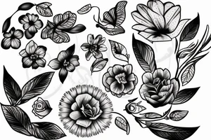 Flower tattoo idea