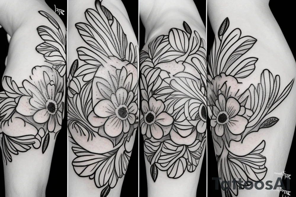 Flower tattoo idea