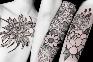 Flower tattoo idea