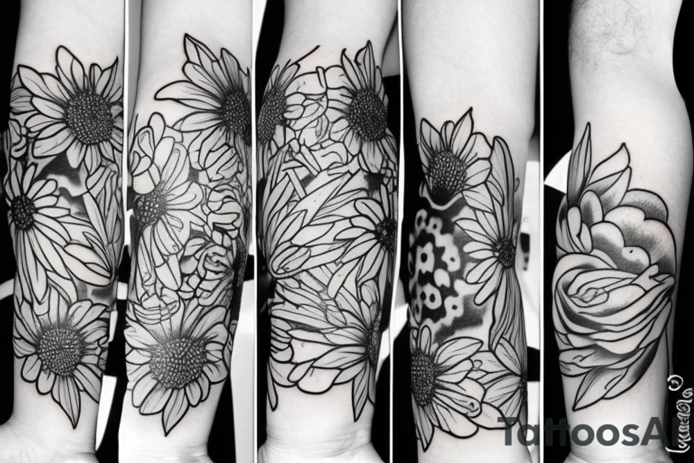 Flower tattoo idea