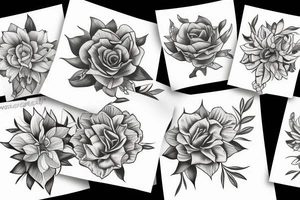 Flower tattoo idea