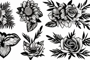 Flower tattoo idea