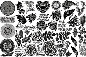 Pattern tattoo idea