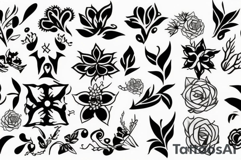 Pattern tattoo idea