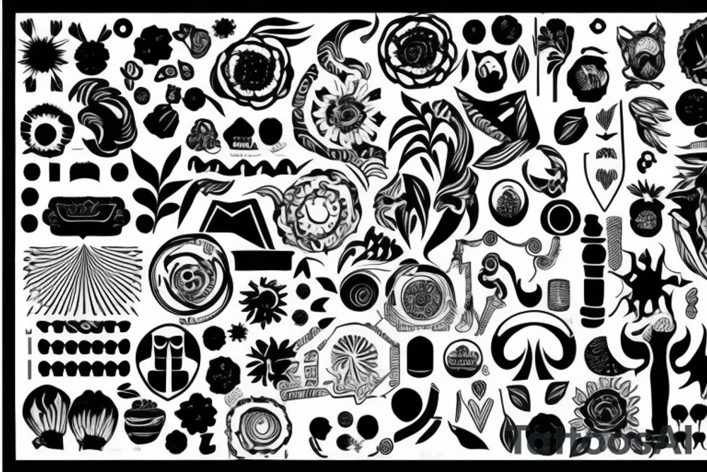 Pattern tattoo idea