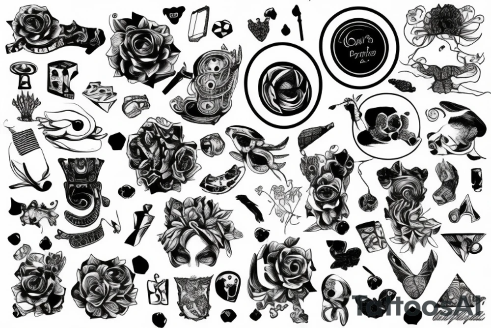 Pattern tattoo idea
