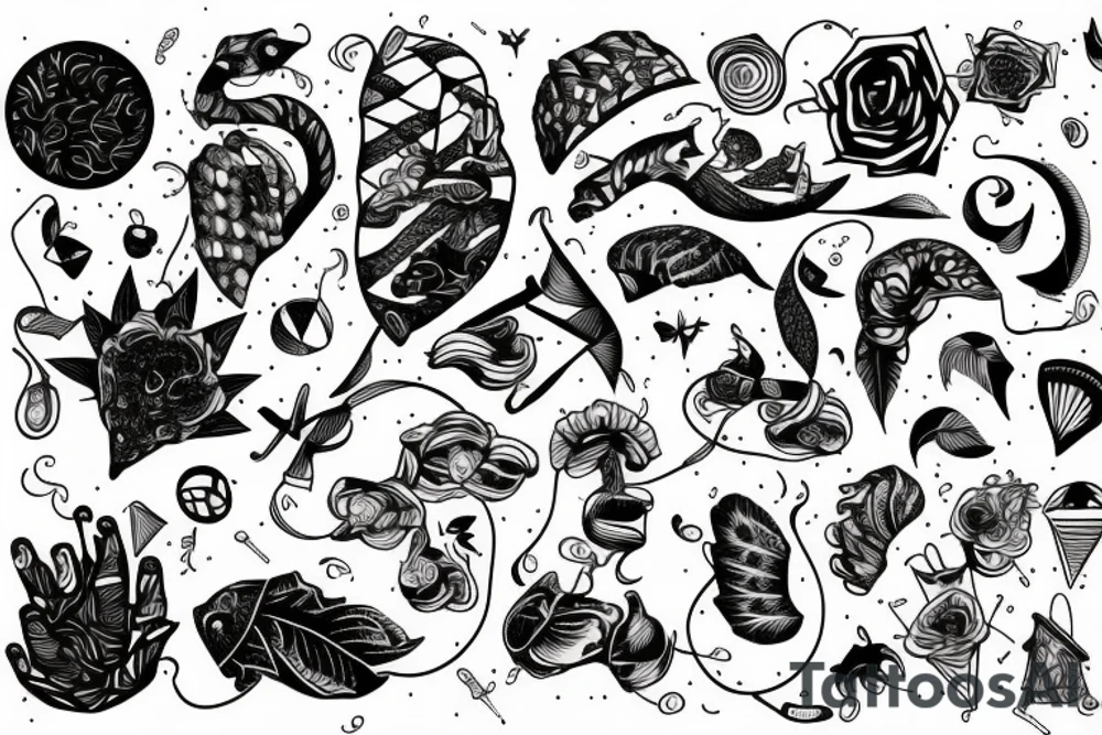 Pattern tattoo idea