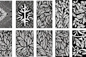 branch patterns tattoo idea