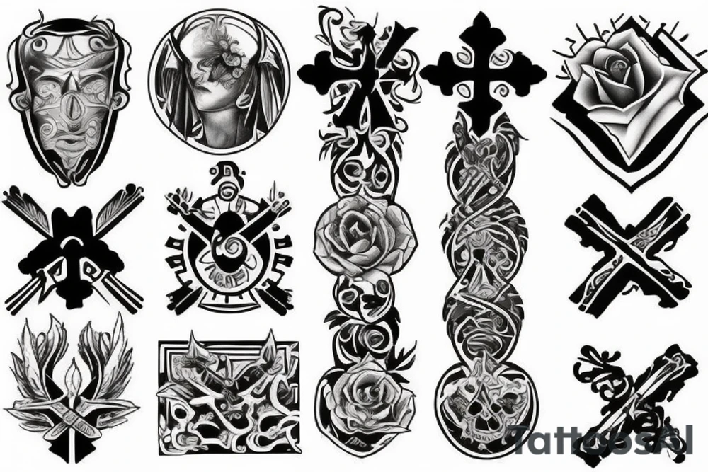cross tattoos tattoo idea