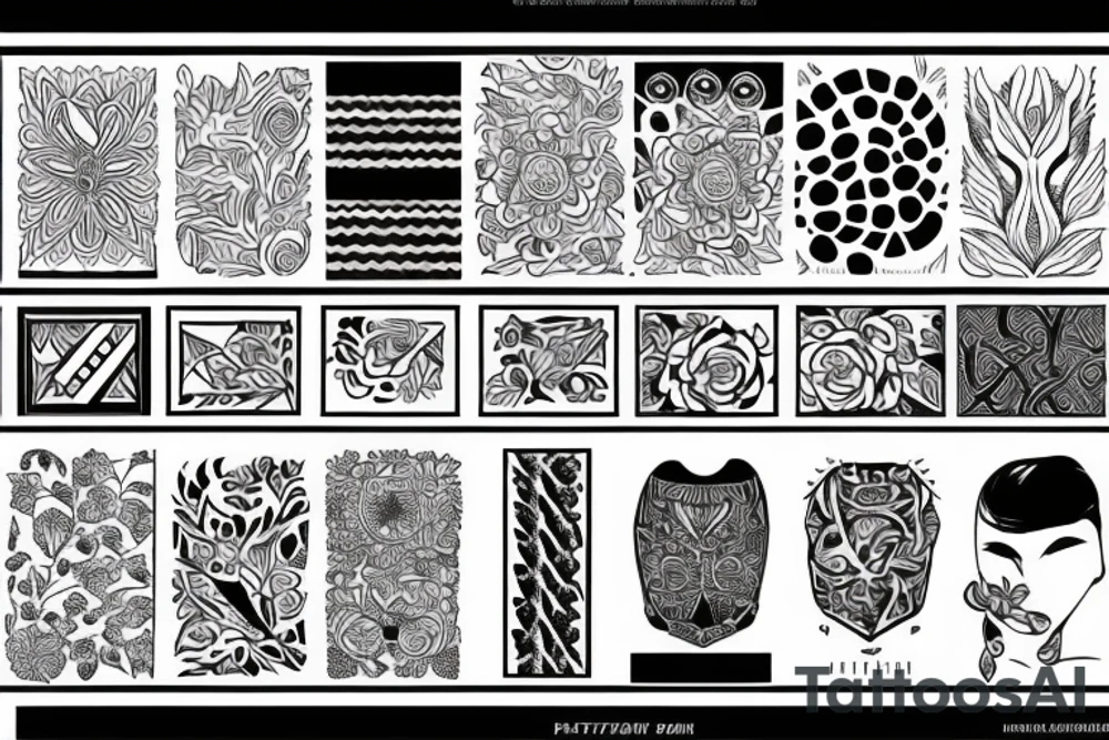 pattern tattoo idea