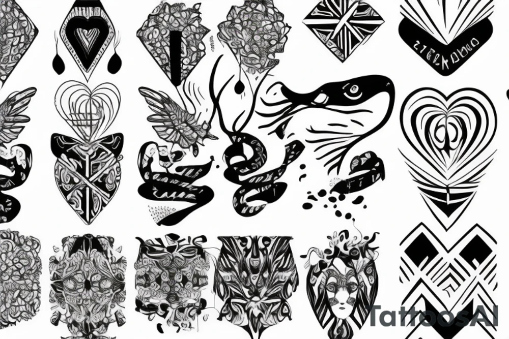 pattern tattoo idea