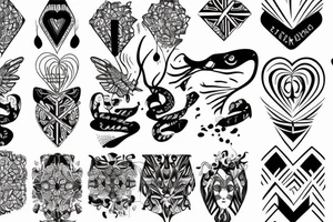 pattern tattoo idea