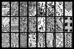 pattern tattoo idea